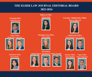 A graphic representation of the Editorial Board members.